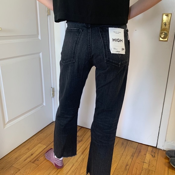Rag & bone black denim NWT - Picture 3 of 9